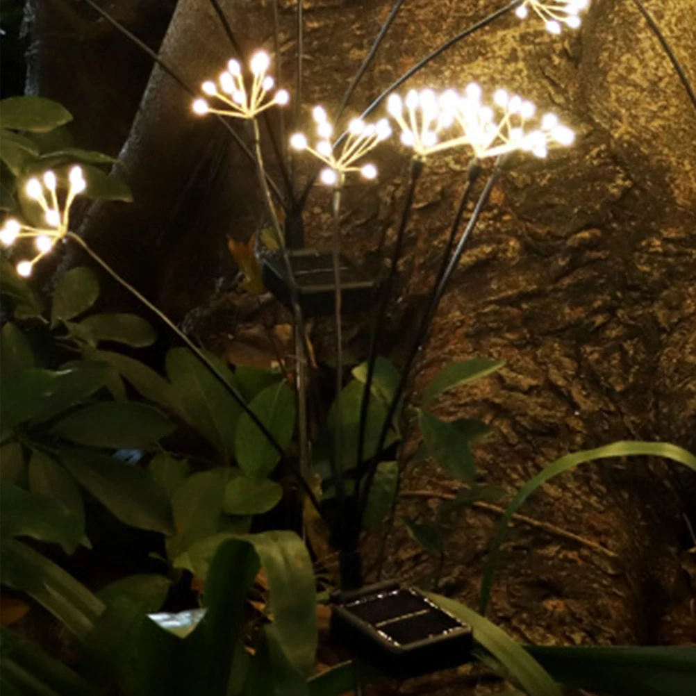 

2Pcs Solar Flower Head Lamp Elegant Garden Decorative Lights for Outdoor Lawn Pathway Driveway Night Lighting