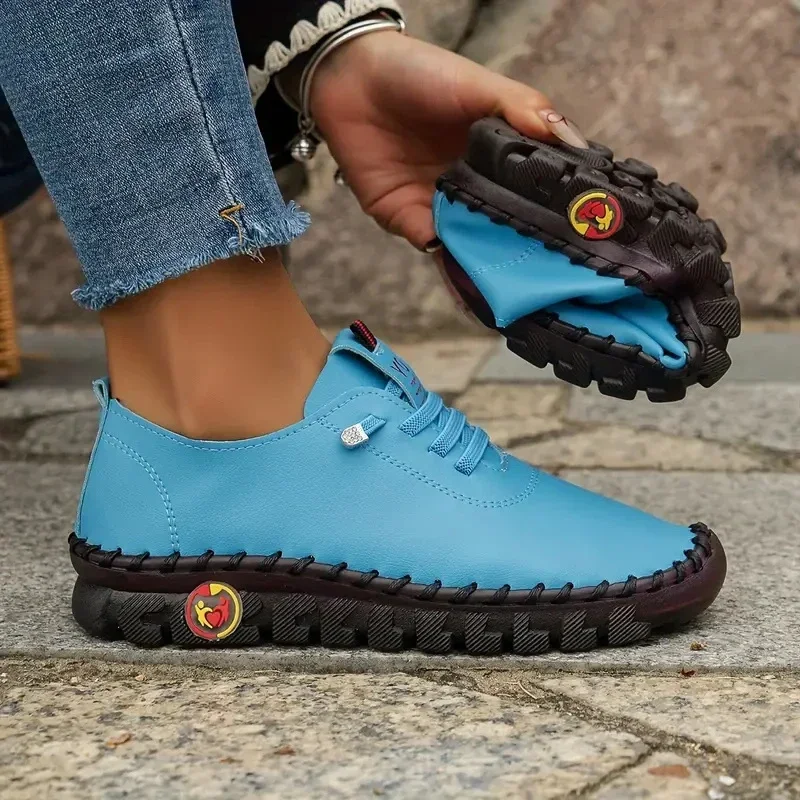 أحذية رياضية نسائية من Tide Designer Mom للنساء أحذية رياضية جديدة ذات قاع سميك أحذية بدون كعب مريحة للاستخدام في الهواء الطلق