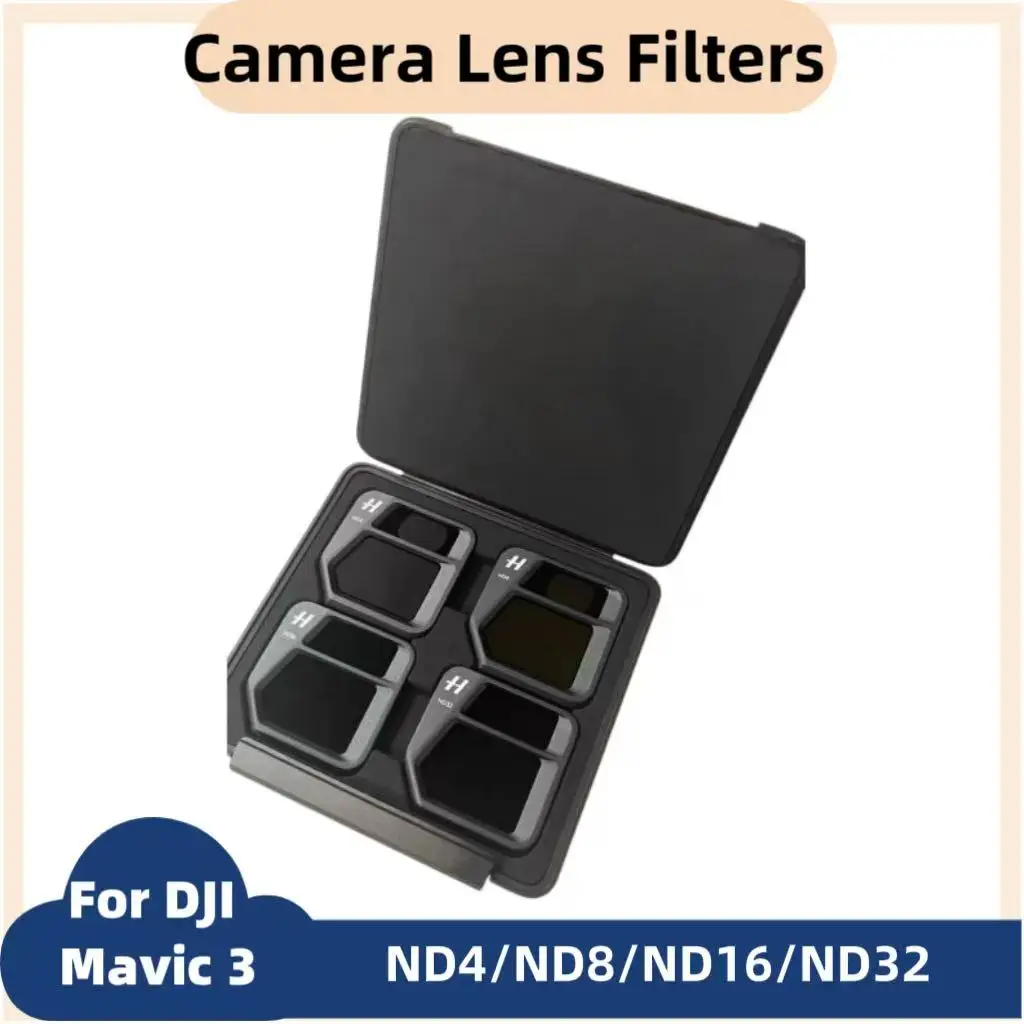 ND4 ND8 ND16 ND32 Filter Set Anti-reflection Lens Filter for Mavic 3/3C Drone Accessories