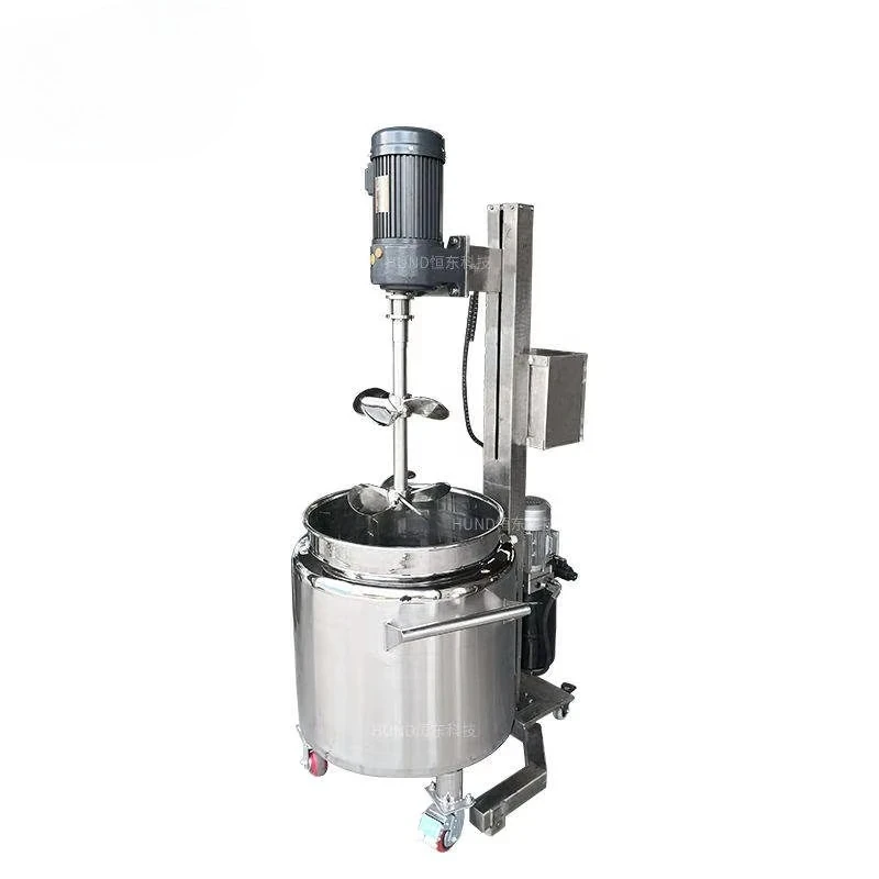 

HUNDOM Customized Dispersing Machine Stainless Steel High Shear Mixer With Lifting Tank