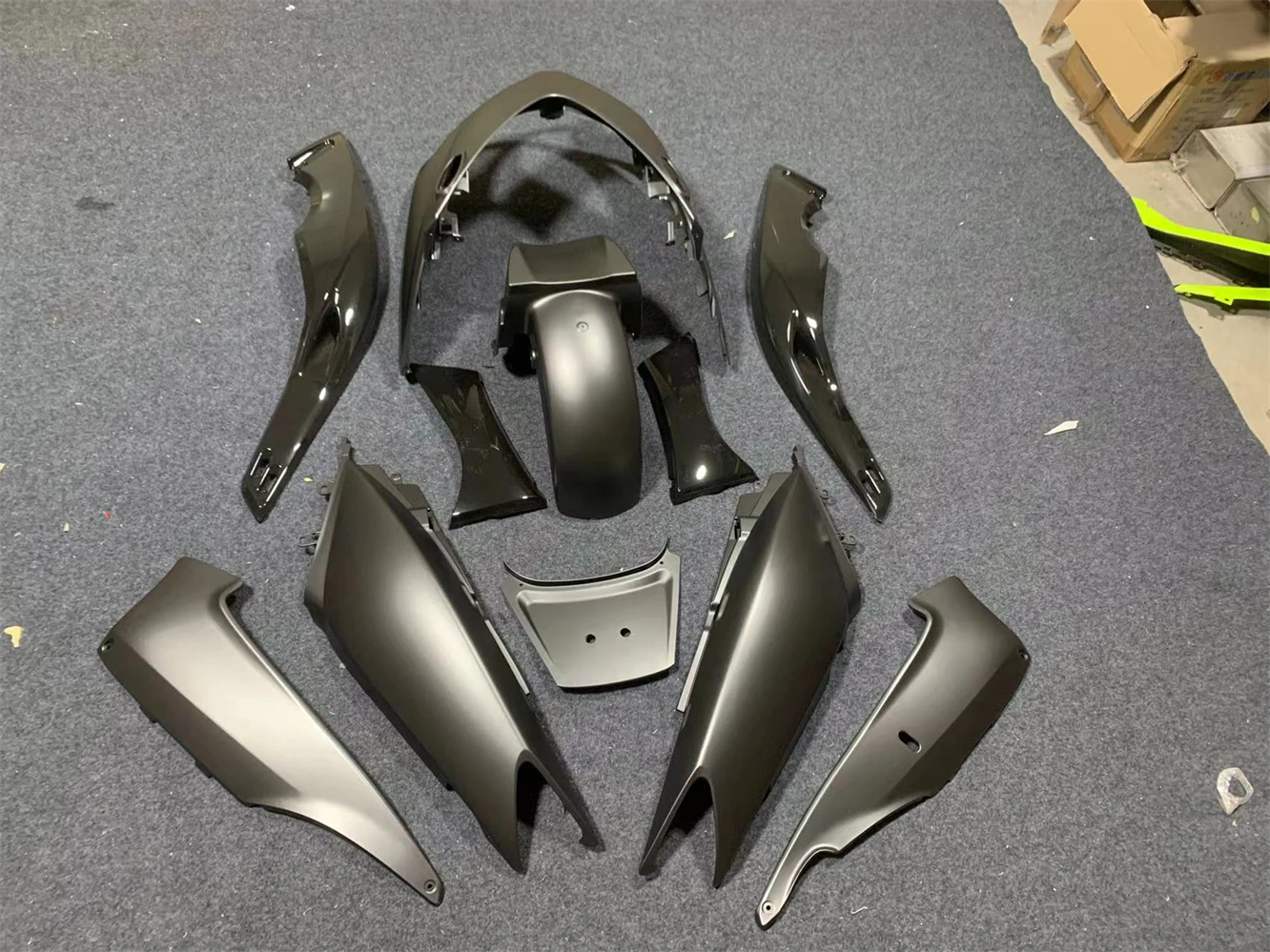 Motorcycle fairing fits to TAMX500 2001 2002 2003 2004 2005 2006 2007 500 01 02 03 04 05 06 07 Fairing Black gray motorcycle