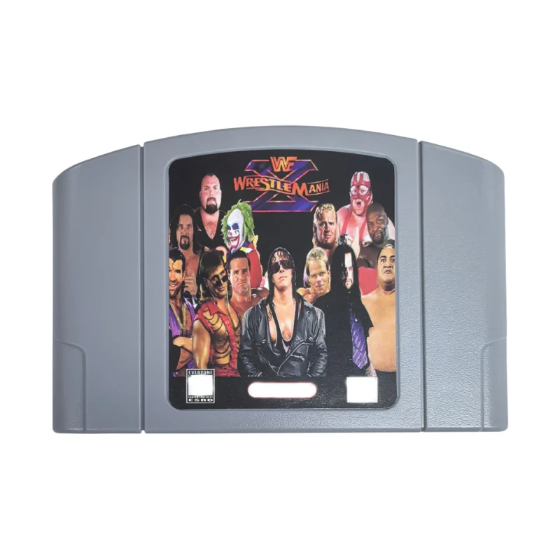 Virtual Pro Wrestling 2 FREEM Edition WWF No Mercy Plus V2.1 N64 Cartuccia di gioco (USA) WWF WrestleMania X WCW sabato notte