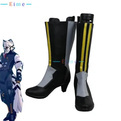 Game Zenless Zone Zero Von Lycaon Cosplay Shoes PU Leather Shoes Halloween Carnival Boots Cosplay Props Custom Made