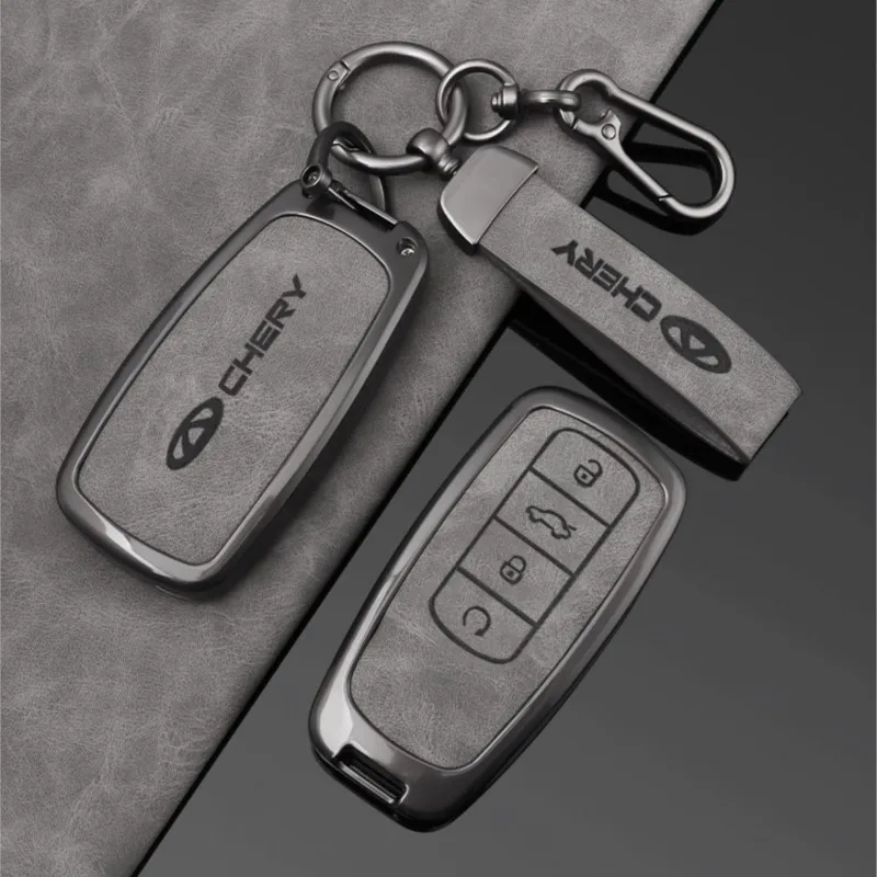 

Zinc Alloy Car Key Case Fob Cover Protector Shell for Chery Tiggo 8 Pro Tiggo 8plus New 5 Plus 7pro Omoda 5 Keychain Accessories