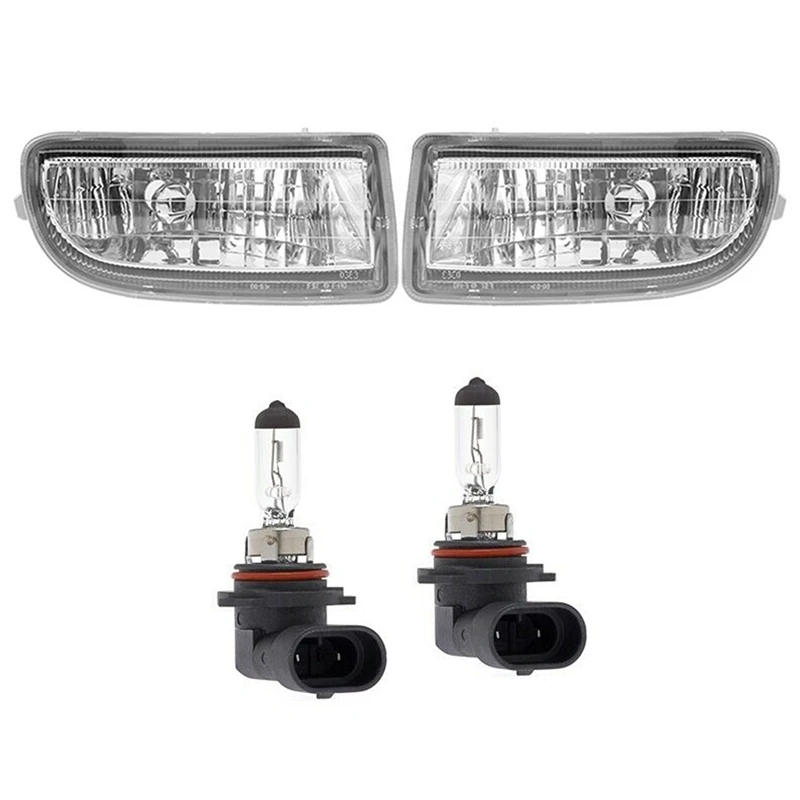 

1Pair Front Fog Lights Halogen Lamp For Toyota Land Cruiser LC100 FJ100 1998-2007 Bumper Foglights Driving Running Light