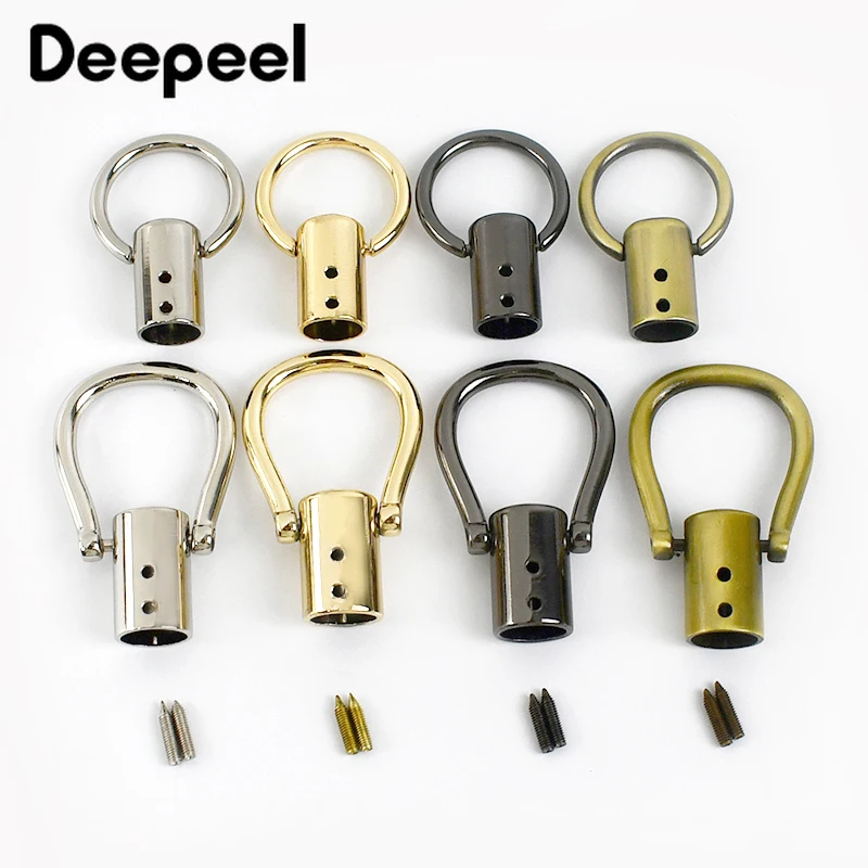 2/5/10Pcs Deepeel Metal Bag Strap Stopper O Ring Cord Buckle Handbag Handle Chain Connector Hanger DIY Hardware Accessories