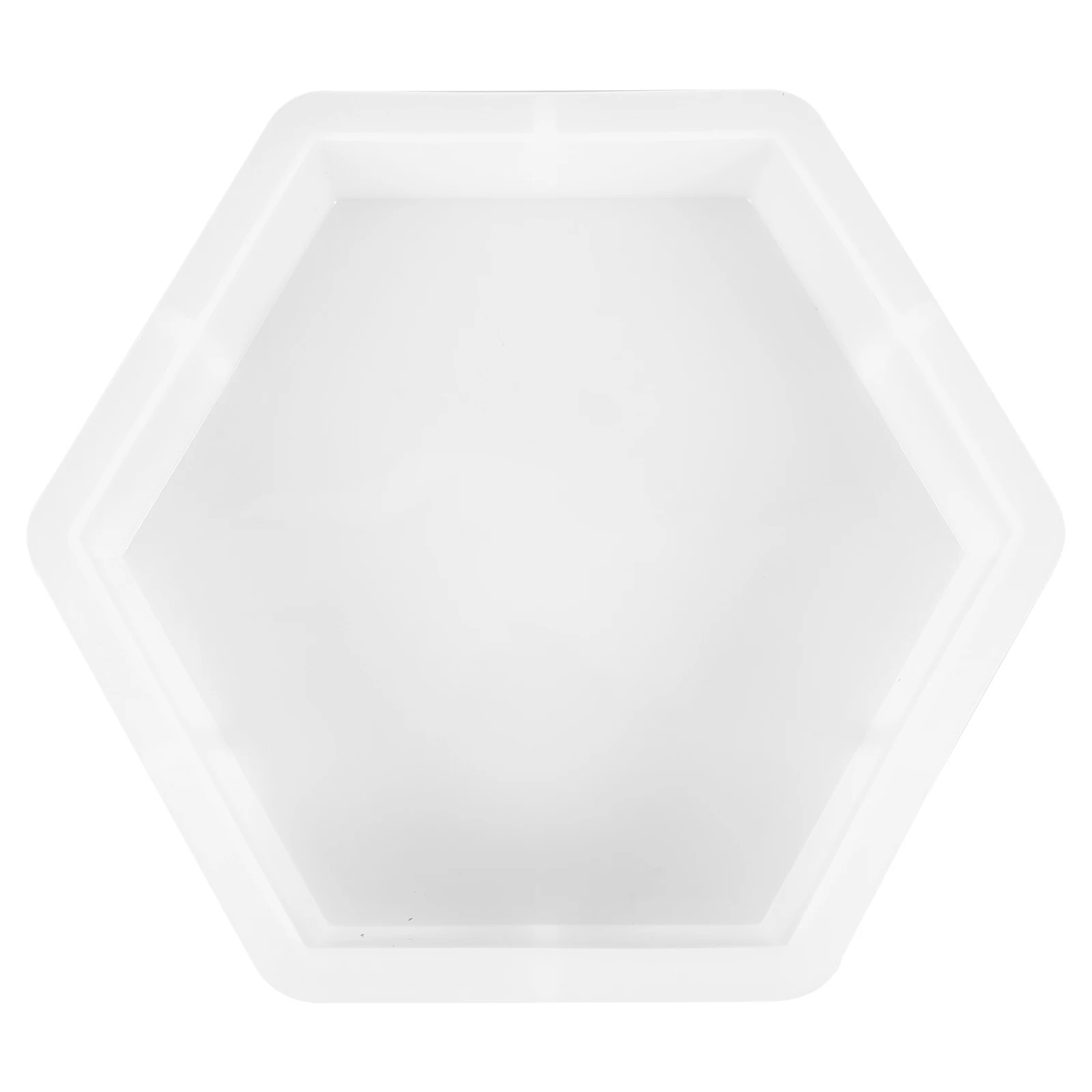 

Hexagon Silicone Mold 3D Large White Specimen DIY Supply Craft Making Food Grade Reusable Easy Clean Jewelry Accessories Parts