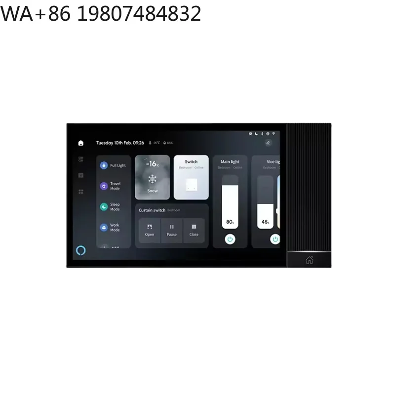 Android Smart Home Central Touch Panel WiFi Zigbee Gateway Voice Playback Google Home Scene Automation Controller
