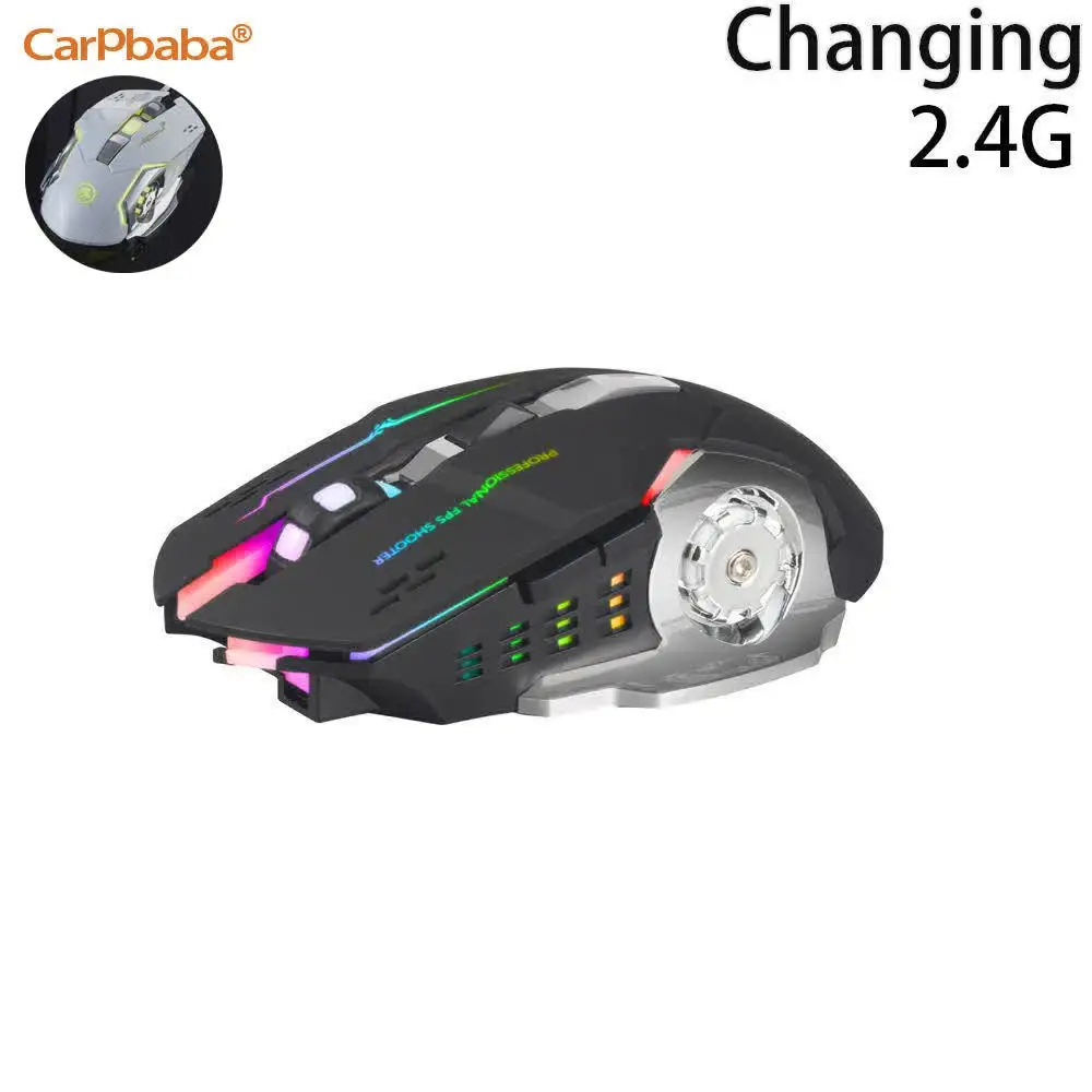 Carpbaba GM6 Gamer Gaming Mouse Adjustable Wired Optical LED Computer Mice USB Cable Silent Mouse For Laptop PC