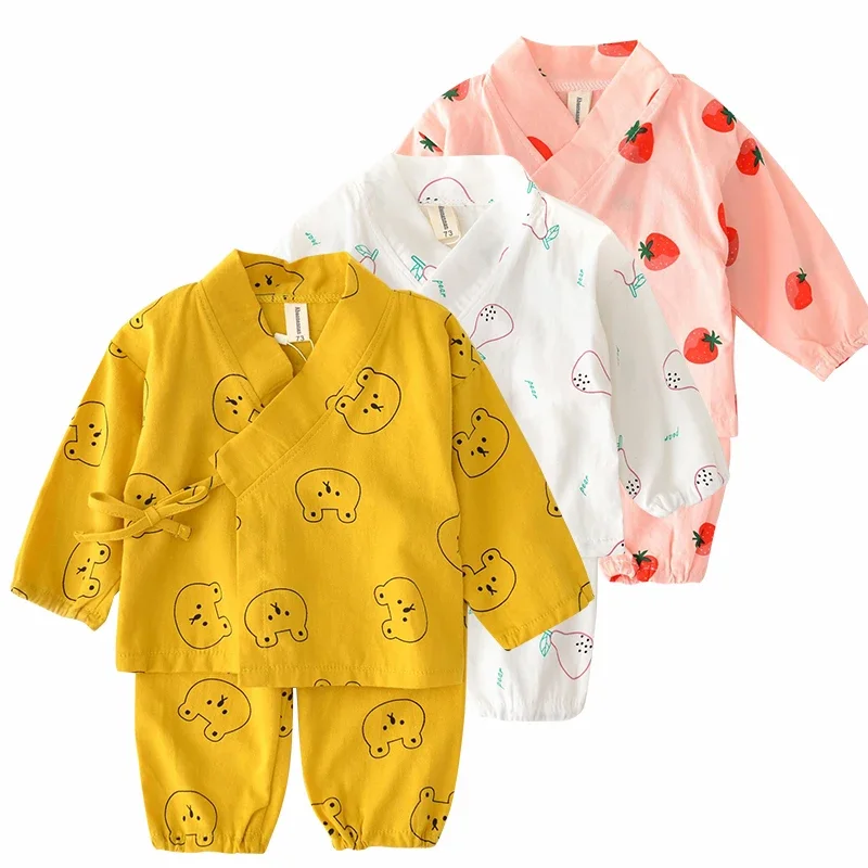 New Baby Girl Boy Cotton Clothing Sets Children Summer Fashion Outfits 2 Pcs  Tops+Pants Outerwear Clothes  Outfit