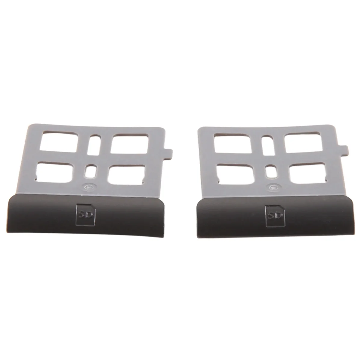 AT-For 3DS XL SD Game Card Slot Cover Holder Frame Card Slot Replacement