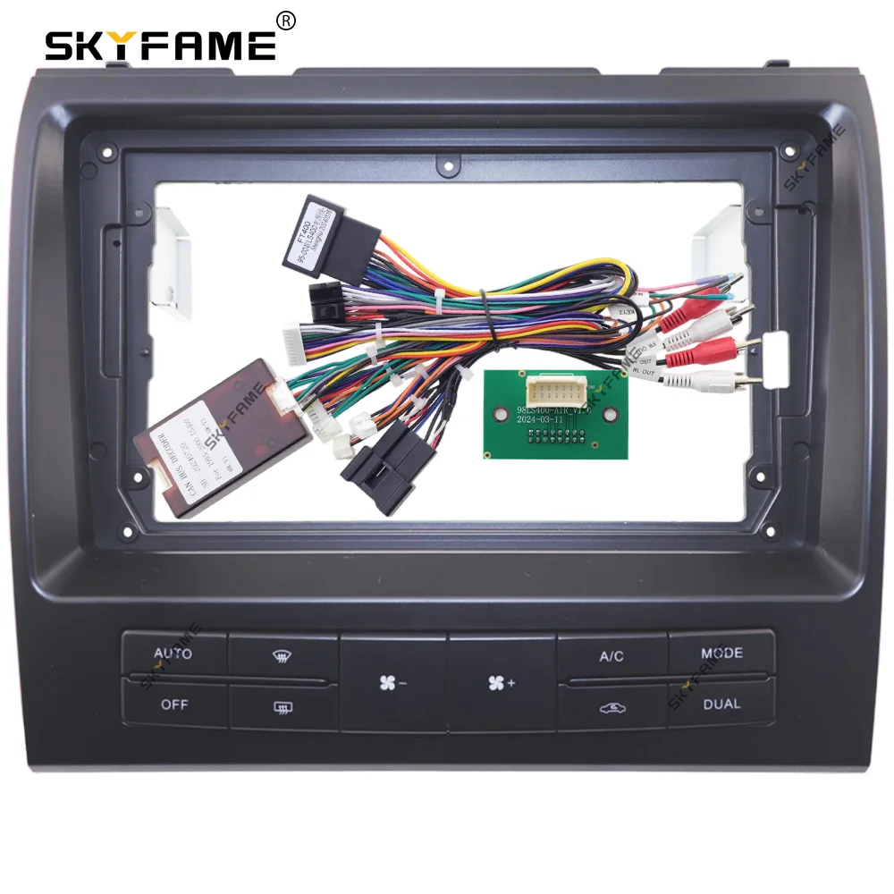 SKYFAME Car Frame Fascia Adapter Canbus Box Decoder Android Radio Dash Fitting Panel Kit For Lexus LS LS400 Toyota Celsior