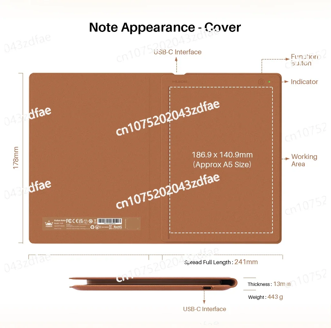 Suitable for Bookkeeping Business Travel Drawing Taking Class Notes Multifunction  Wireless Connection Smart Notebook X10