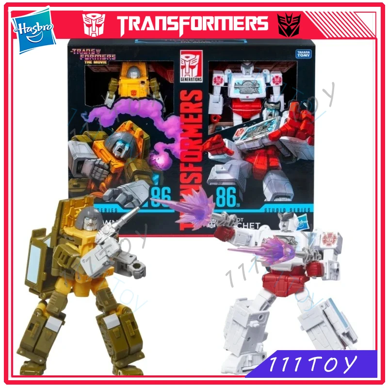 

In Stock Hasbro Transformers Classic Toys The Movie1986 86-27 Brawn 86-28 Ratchet Action Figure Robot Toy Collect Gifts Hobbies