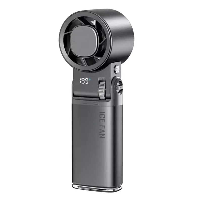 

Высокоскоростной мини-вентилятор ABWM-Turbine с полупроводниковым охлаждением, 9000 мАч, электрический вентилятор-холодильник для шеи