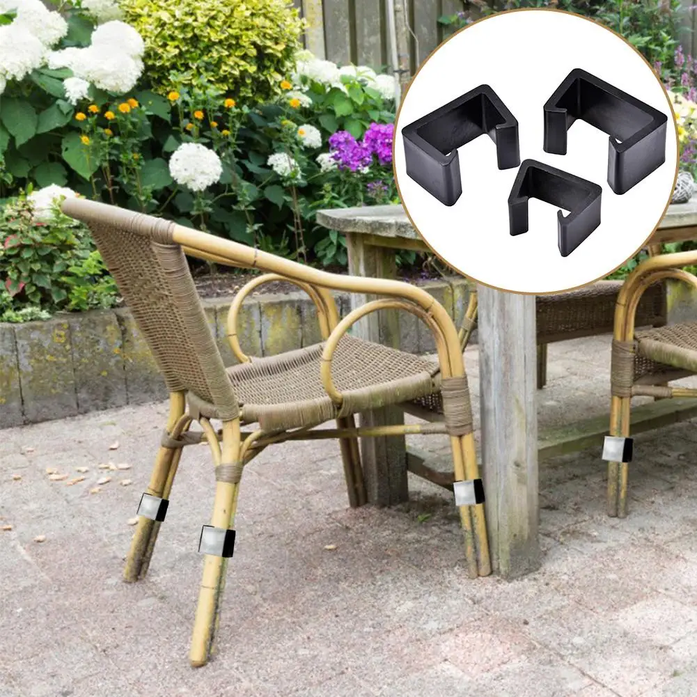 Sujetador de plástico para muebles, Clip para muebles resistente al calor, Clip para muebles de mimbre para Patio exterior, sujetadores para sillas, Clip para mimbre