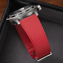 For Delug s Tropical FKM Rubber CTS Strap with New version Buckle Quick Release Fit For ORIS Rolex Cartier FKM Watch Bands