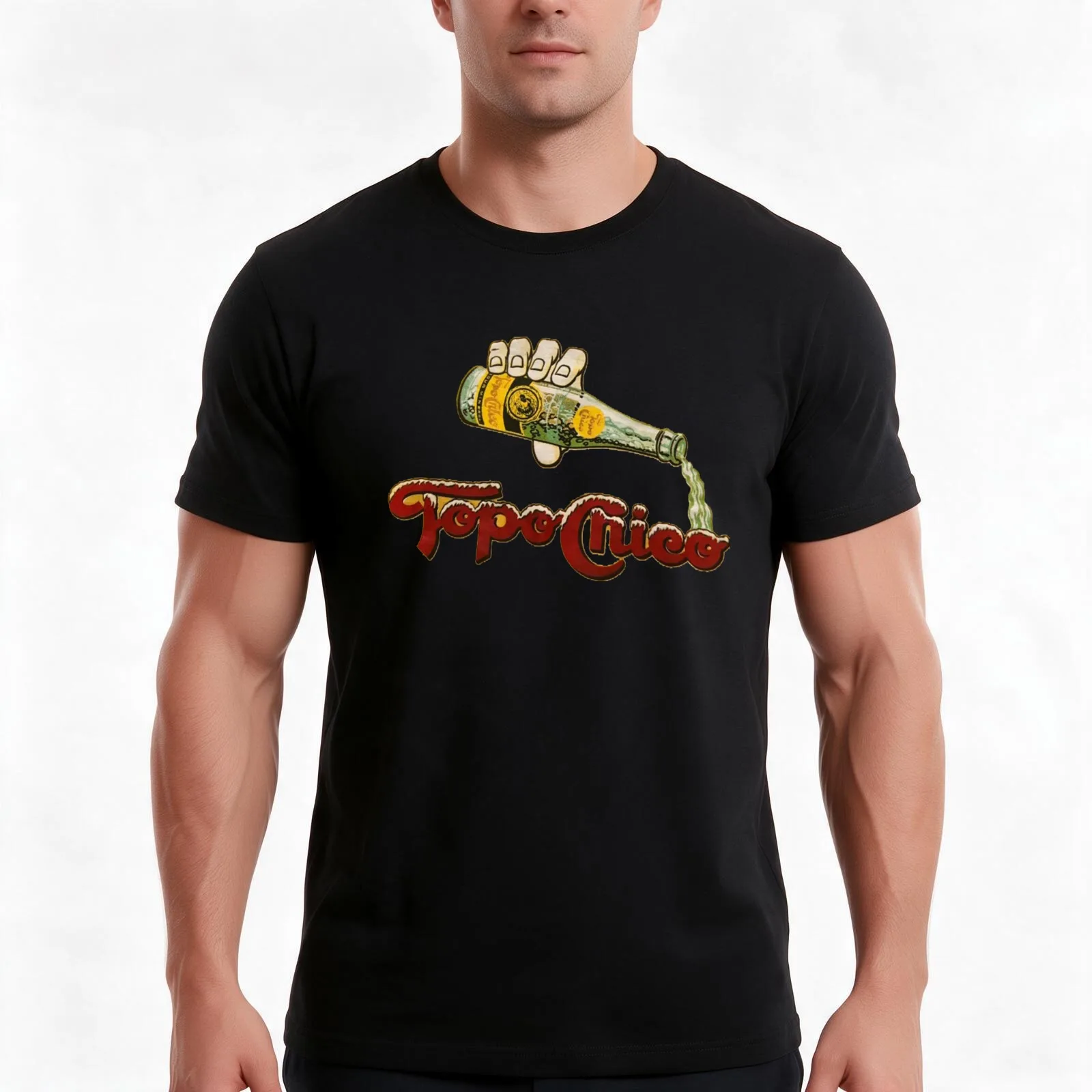 *EXCLUSIVE* Best Selling Topo Chico T-Shirt Summer Casual Cotton Tee Oversized Streetwear Tops Vintage Graphic Print