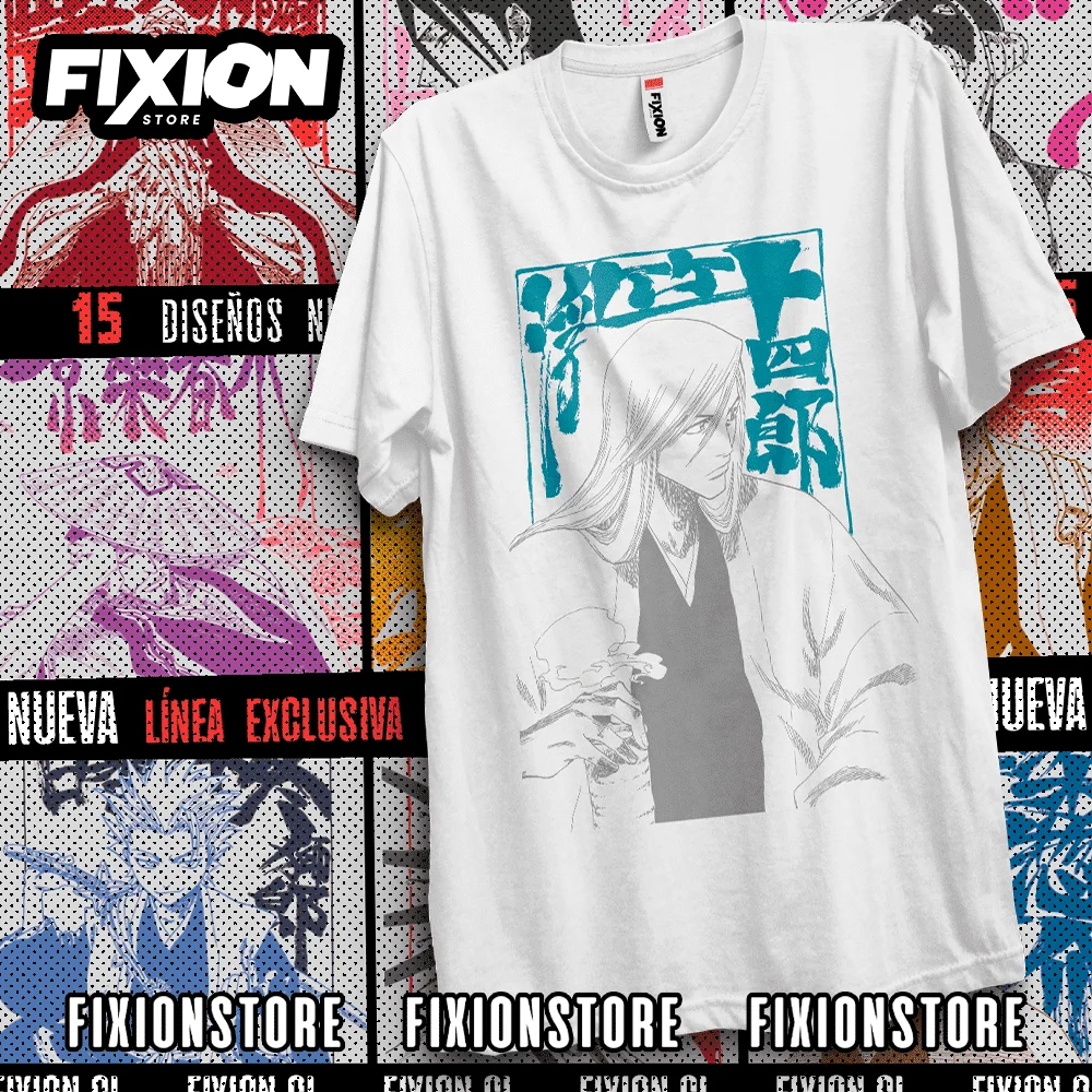 Bleach Colección Capitanes – Escuadron 3Anime T Shirt Manga Gift For Anime Lover All Size Cotton