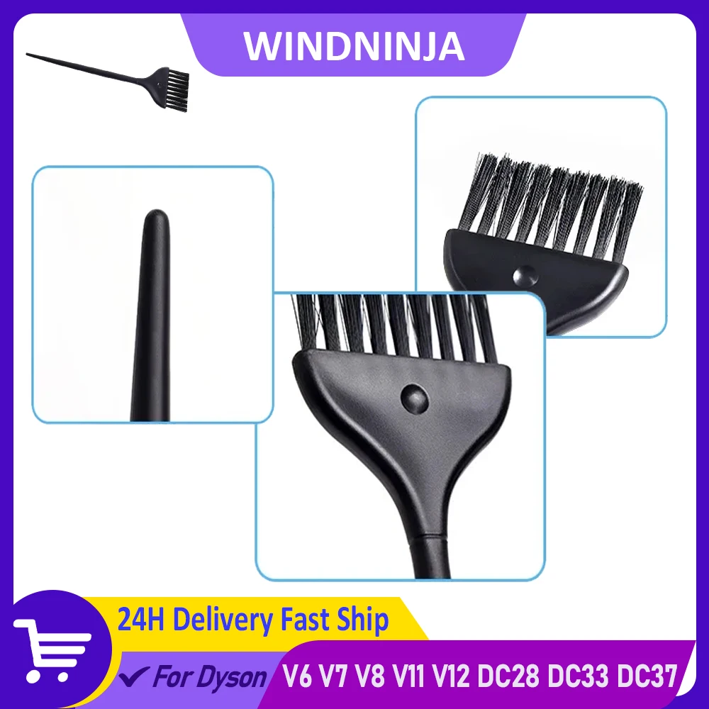 

For Dyson V6 V7 V8 V11 V12 DC28 DC33 DC37 Vacuum Cleaner Universal Flat Head Brush Cleaning Tool Vacuum Cleaner Parts