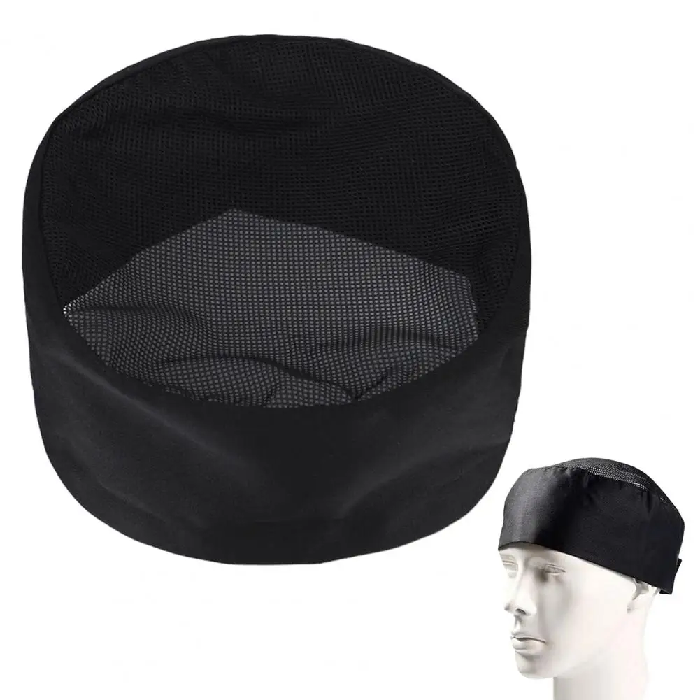 Cooking Headwear Breathable Hollow Mesh Chef Hat for Hotel Restaurant Cooks Unisex Kitchen Cap with Good for Workshop