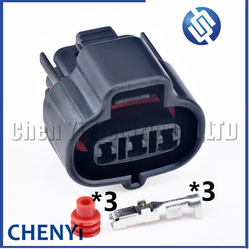 Conector impermeable automático de 3 pines, interruptor de presión de aire acondicionado, sensor, enchufe de válvula de presión, 90980-12636, 6189-6916 para Toyota