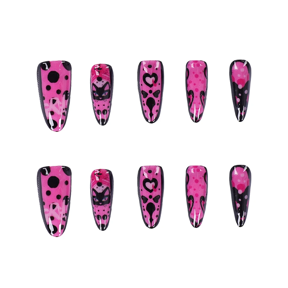 Movie Grease the Pink Cosplay - Nail Art 评论和价格