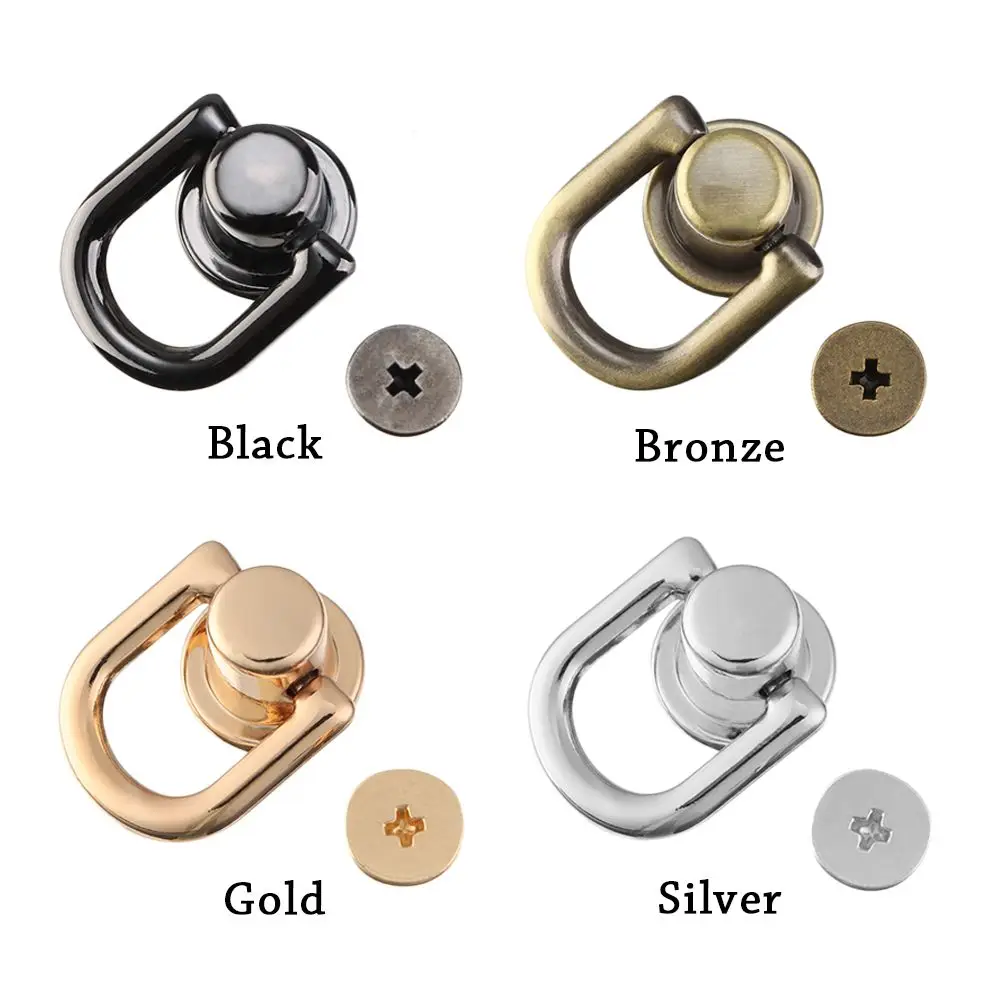 1pc Metal Bag Rivet Nail Buckle Studs Button Handbag Belt Hanger Leather Craft Luggage Bag Buckle Tong Snap Hardware Accessorie