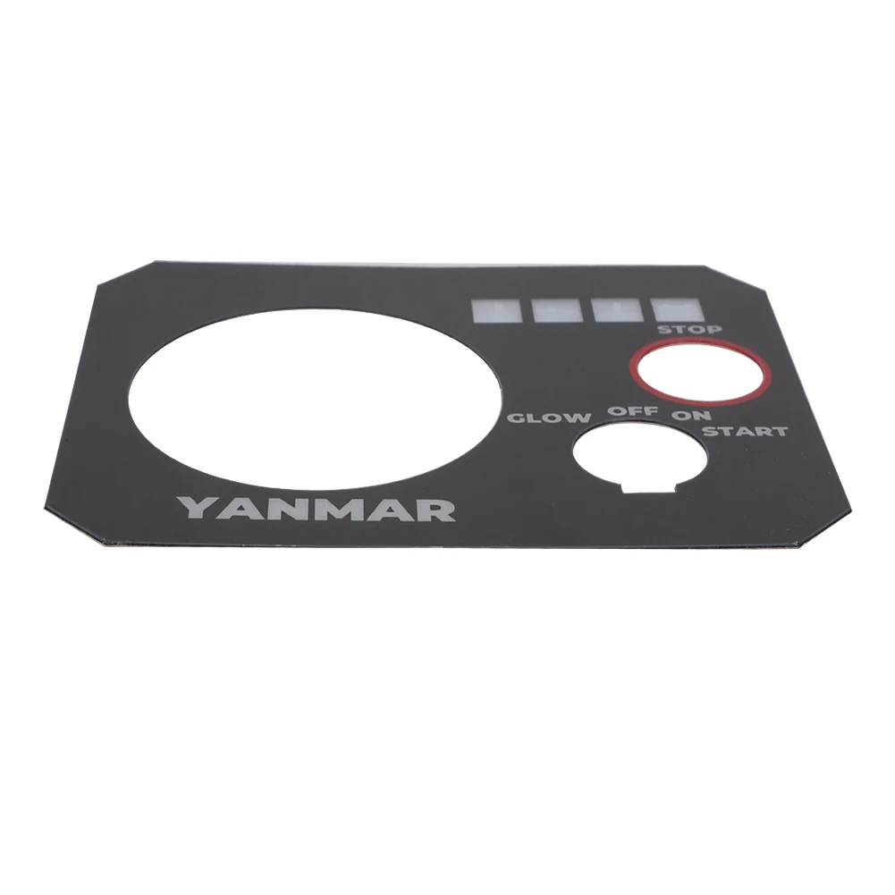 For Yanmar Engine Instrument Panel Faceplate Sticker Type B 3ym30 3ym20 2ym15