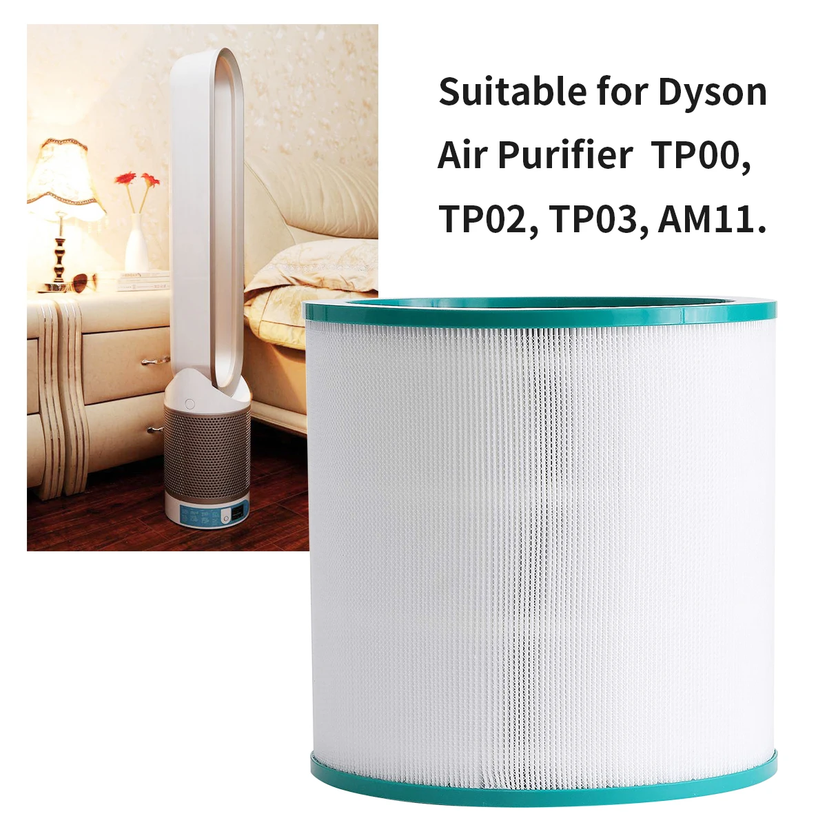 ไส้กรองทดแทนสำหรับเครื่องฟอกอา - Dyson Fan Pure Cool บทวิจารณ์และราคา