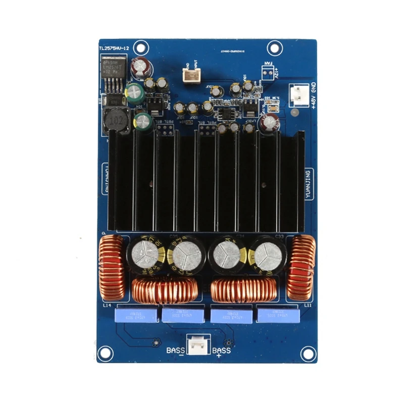 

High Power 600W Digital Amplifier Board Module With Mono Noise Reduction, TPA3255, Convenient Multi-Function Module