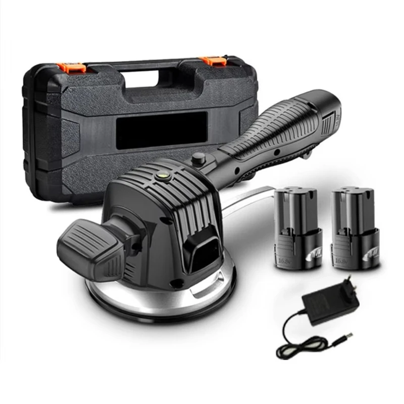 Handheld Tile Vibration Paving Tool 16.8V with 6 Adjustable Speed Powerful Suction Cup and Box