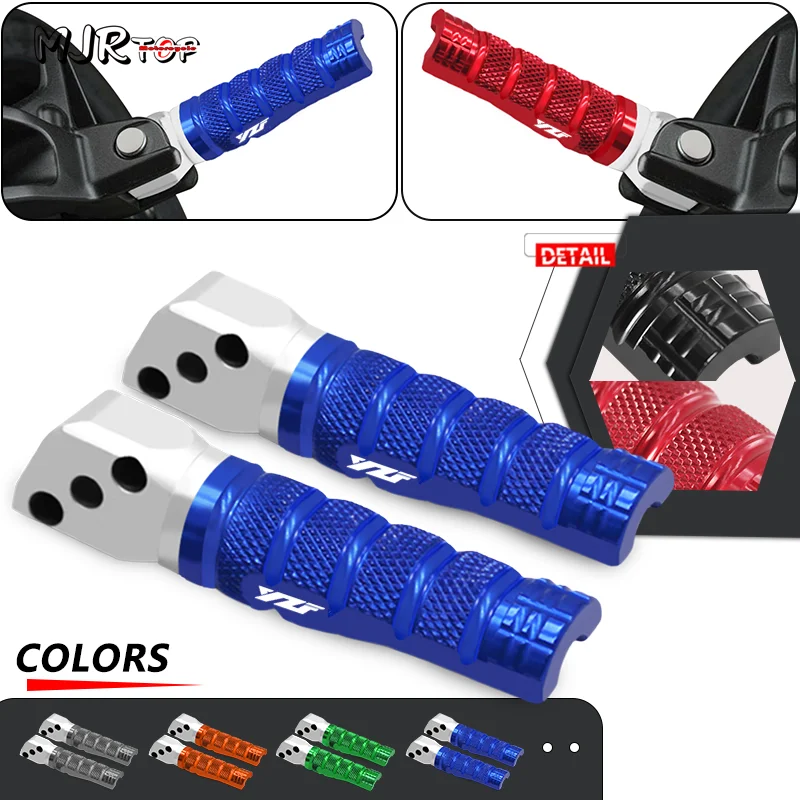 NEW Rear Footrest Footpeg For YZFR3 YZFR6 YZFR25 2015-2025 2024 Motorcycle r3 r25 r6 Passenger Foot Peg Footpegs Pedals