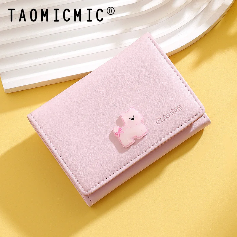 carteira-curta-de-estilo-moderno-porta-moedas-clipe-de-dinheiro-para-estudantes-porta-cartoes-com-aplique-de-cachorro-fofo