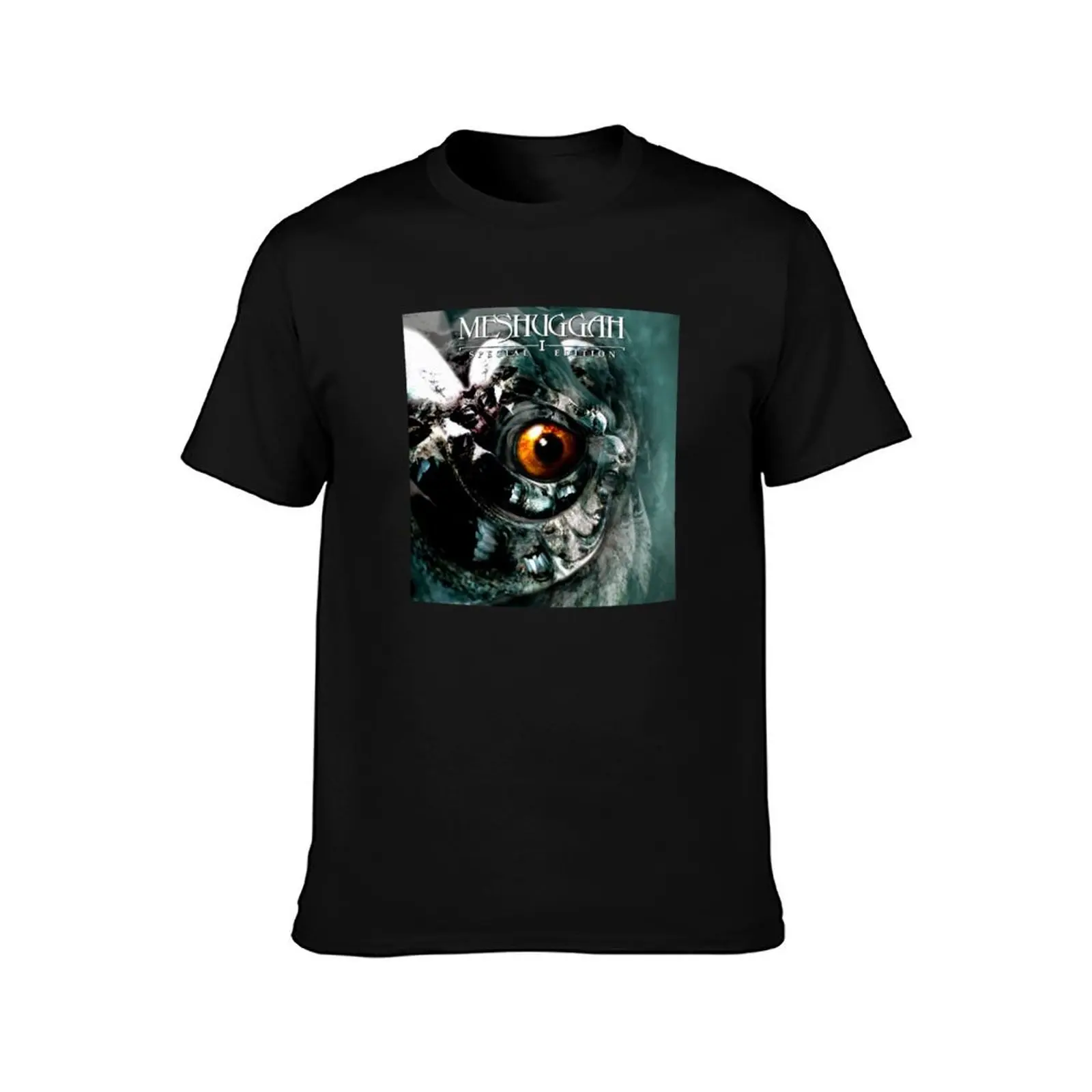 Meshuggah I 2 Album Cover. T-Shirt Summer Casual Cotton Tee Oversized Streetwear Tops Vintage Graphic Print Unisex Men Women