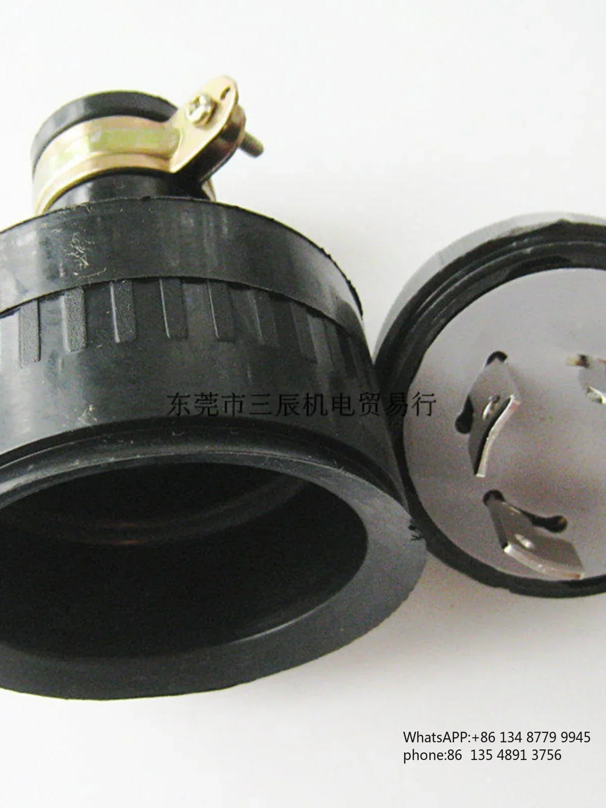 Taiwan Longguang LKEW pull-in plug LK6420 with rubber sleeve 4P 20A250V single head industrial wiring