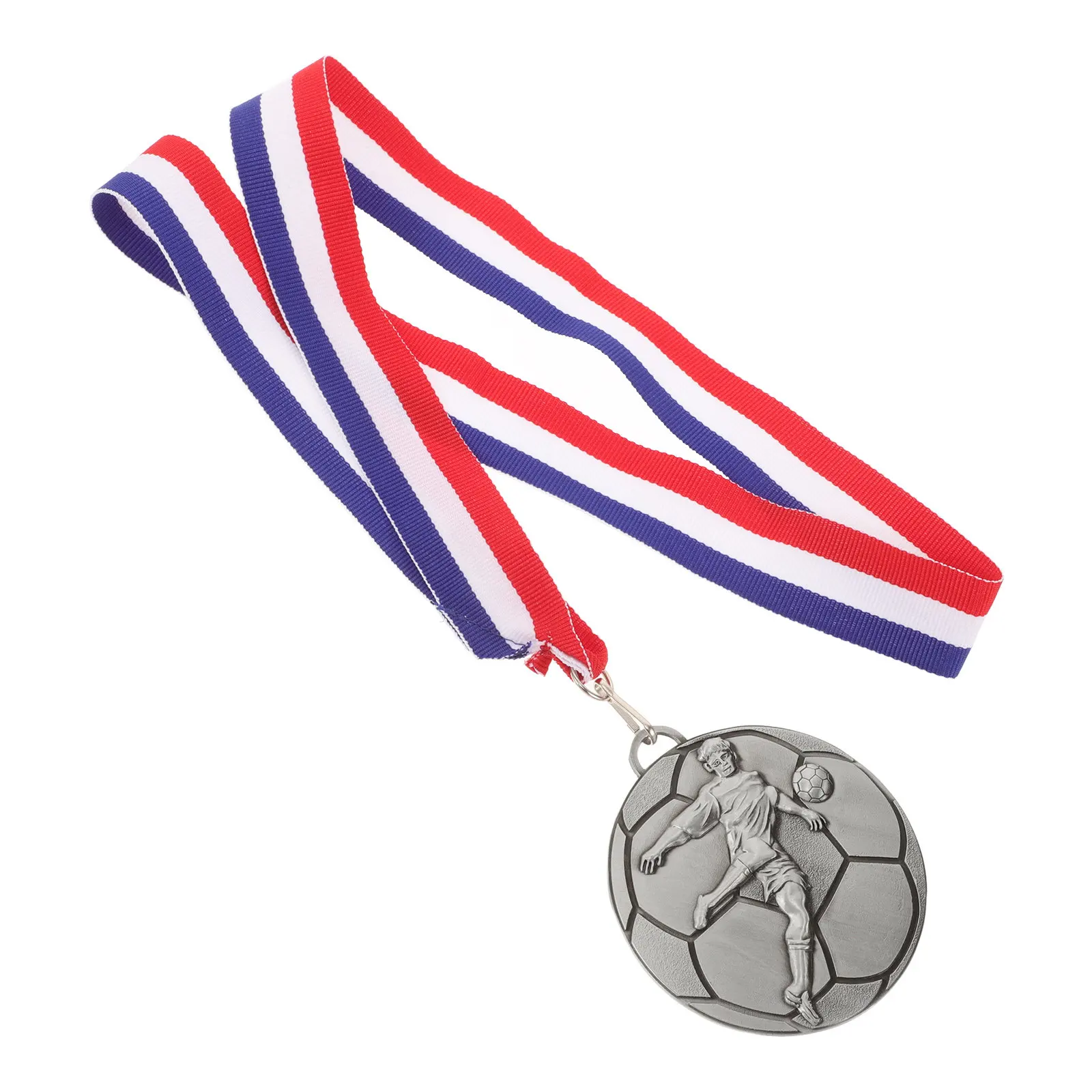 

Soccer Award Medal Delicate Zinc Alloy Football Medal for Winner Encouragement Hanging Decorative Sports Award Accessory