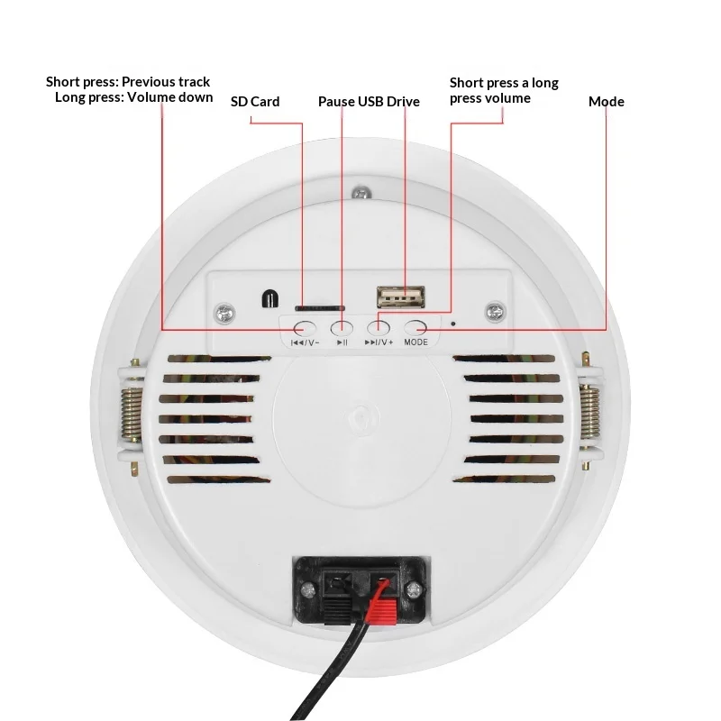 Annunciatore Vocale Attivato dal Movimento da 10W con Messaggi MP3 Personalizzabili per Centri Commerciali, Bagni e Spazi Pubblici YX160