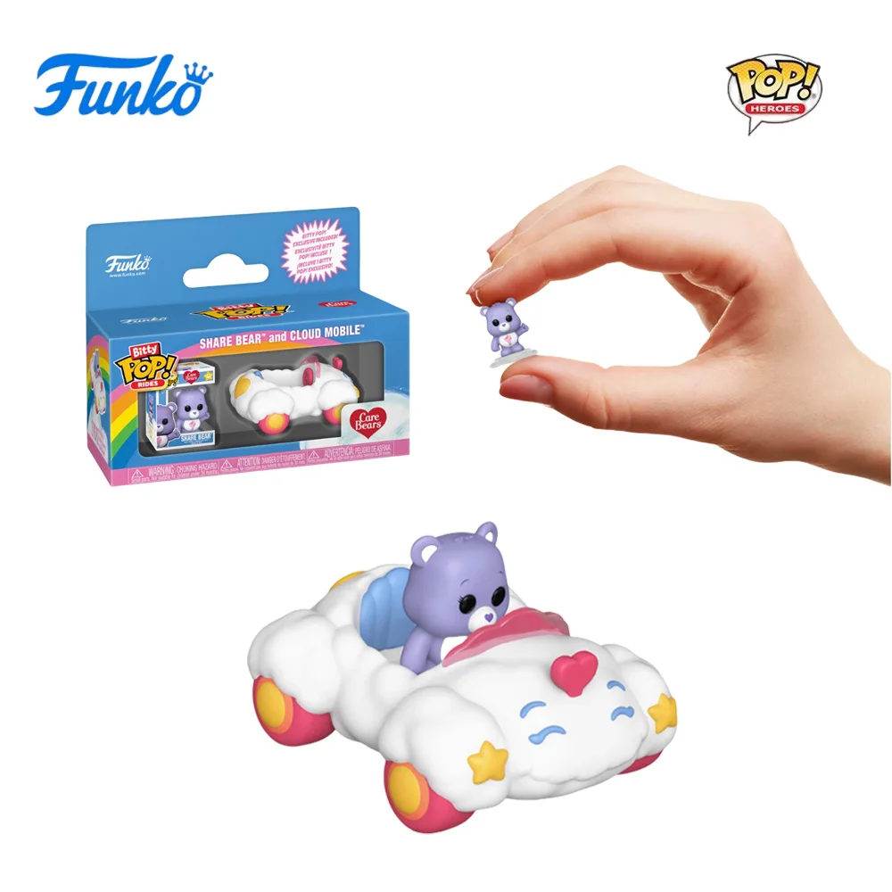 

Classic original FUNKO POP care bears Cloud shaped Cute Bear Series Toys Figures Collection Model Toy children birthday Gifts