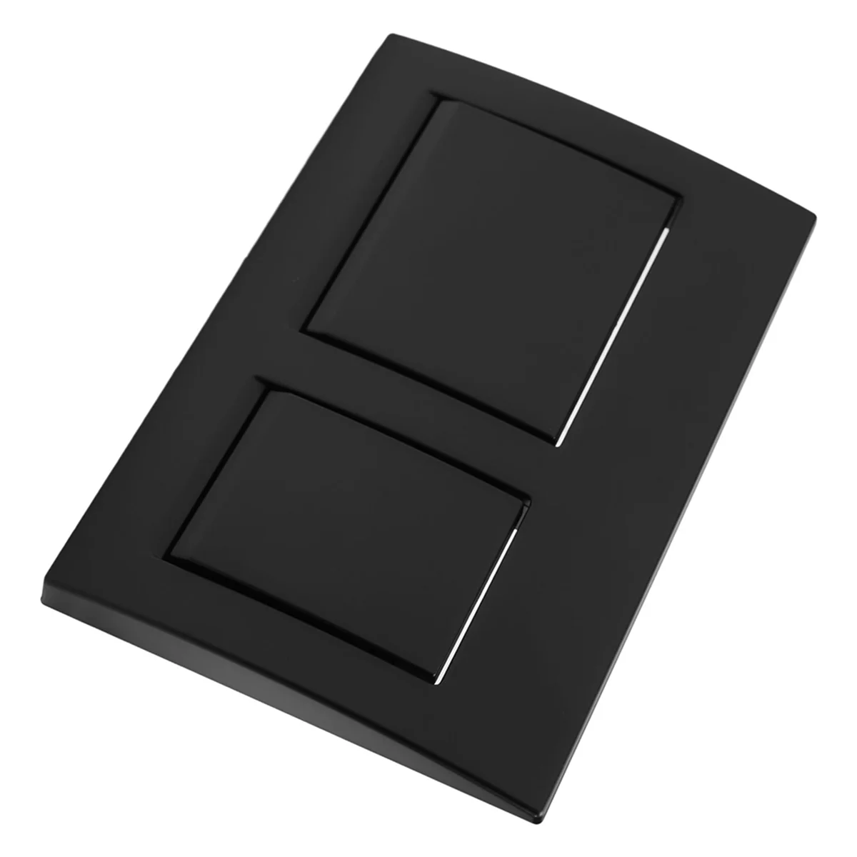 Toilet Push Plate for Geberit ALPHA 15 Chrome Dual Flush Plate Plastic Black Dual Flush Plate Bathroom Parts