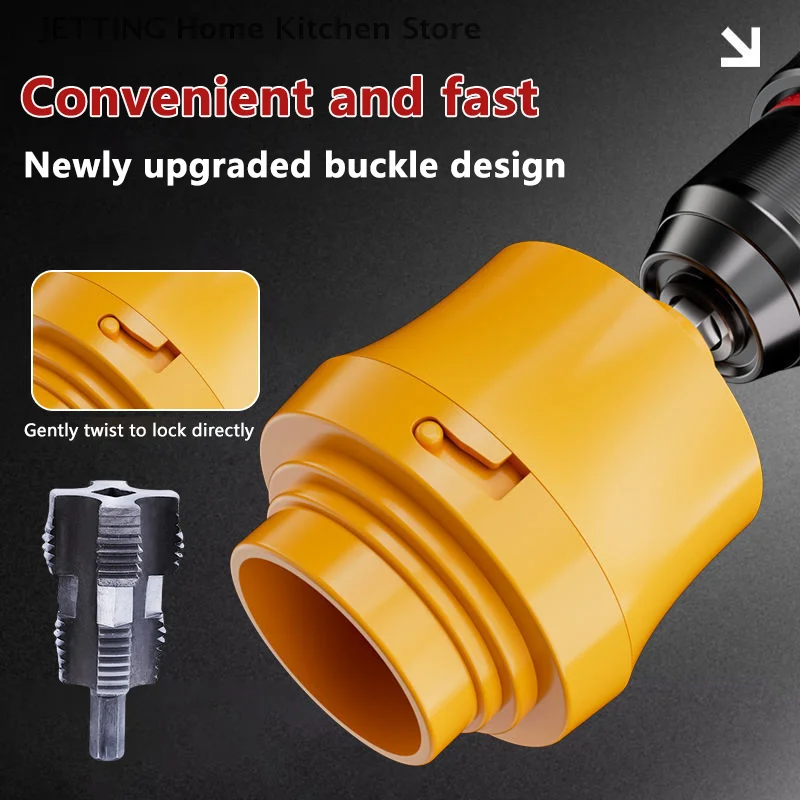 

1 Set 4/6 Points PPR Water Pipe Internal Thread Opener Pipe Thread Tap Round Die For Electric Drill PVC Pipe Threader Kit
