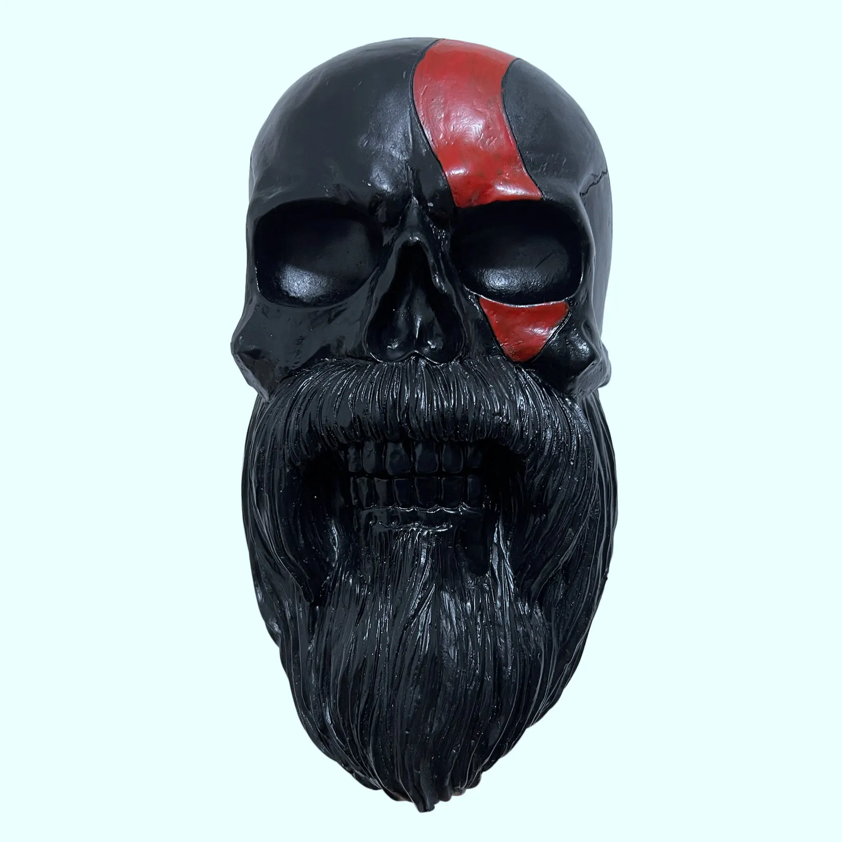 

Skull Head Helmet Holder Motorcycle Beard Helmet Holder Essential for Motorcycle Helmet Stand Crafts for Wall Decor