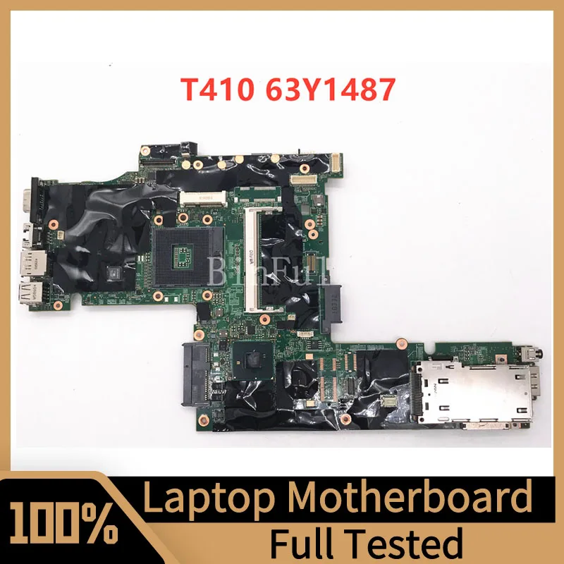 

63Y1487 Mainboard For Lenovo ThinkPad T410 T410I Laptop Motherboard QM57 N10M-NS-S-B1 DDR3 Notebook 100%Full Tested Working Well