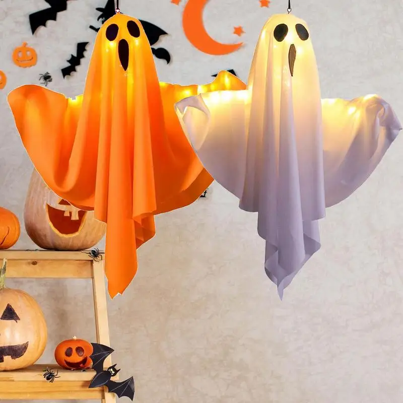 

Halloween Ghost Halloween Scary LED Ghost Light festival Pendant outdoor Decorations Hangable scary Party Decor For Garden Porch