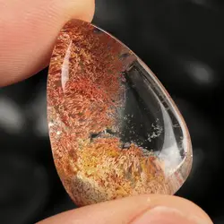 Random Color Women Colorful Jewelry Natural Crystal Healing Stone Ghost Phantom Quartz Gemstone Pendant