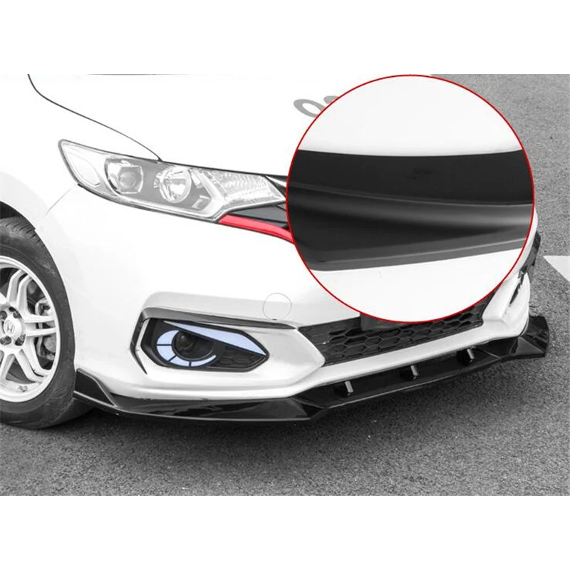 

For Honda Fit Jazz 2018 2019 2020 Year ABS Front Diffuser Lip Bumper Splitter Accessories Body Kit Spoiler