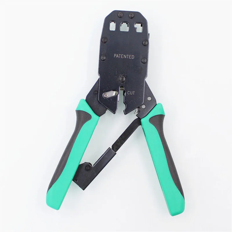 أداة تجعيد الشبكة CP-376K 4-6-8P كماشة تجعيد بسقاطة ثلاثية المنافذ دقيقة وقوية لتركيب الشبكة الاحترافية