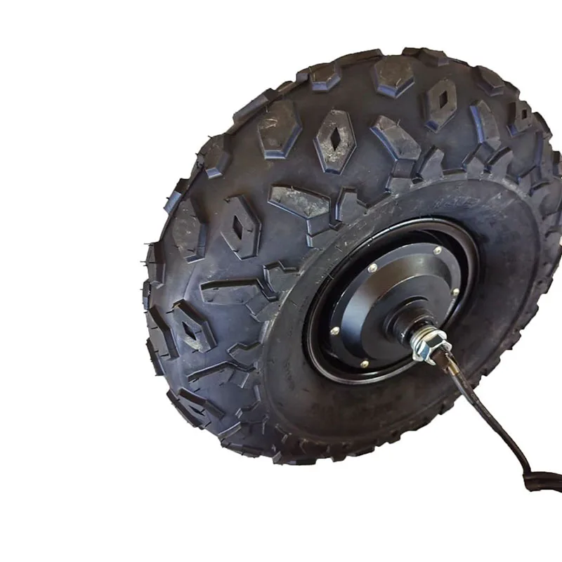 Built in Encoder Electric Wheel Motor With Reduction Gear 14.5Inch High Torque Low Speed Bldc Servo Hub Motor With Hall Sensor
