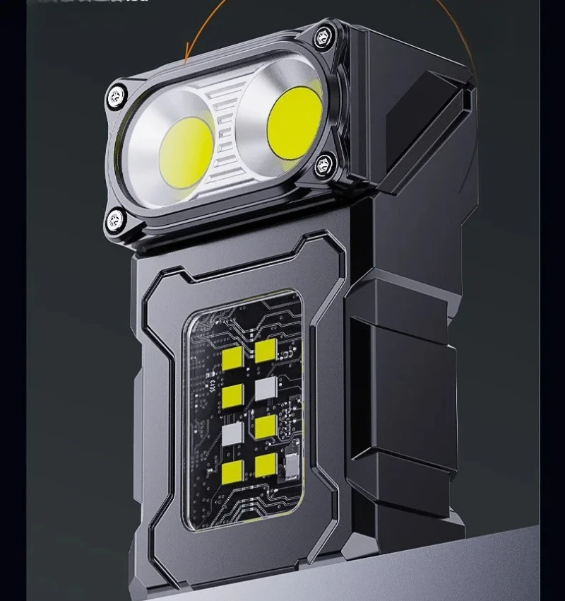 

Портативный мини-USB перезаряжаемый светодиодный фонарик, магнитный рабочий свет, супер яркий COB-фонарь для наружного кемпинга, аварийный фонарь