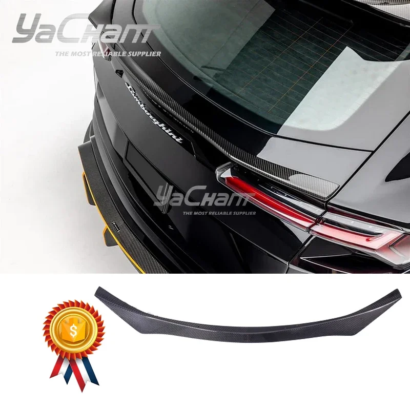 Car Styling DCF Dry Carbon Fiber URUS Vors RAMP ED Style Rear Spoiler Fit For 2018-2022 Lamborghini URUS Rear Spoiler Wing